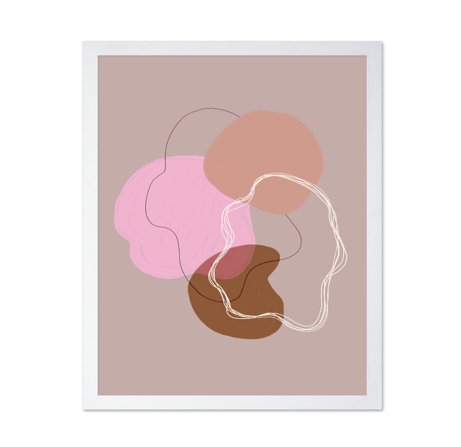 Blush Organic Shapes