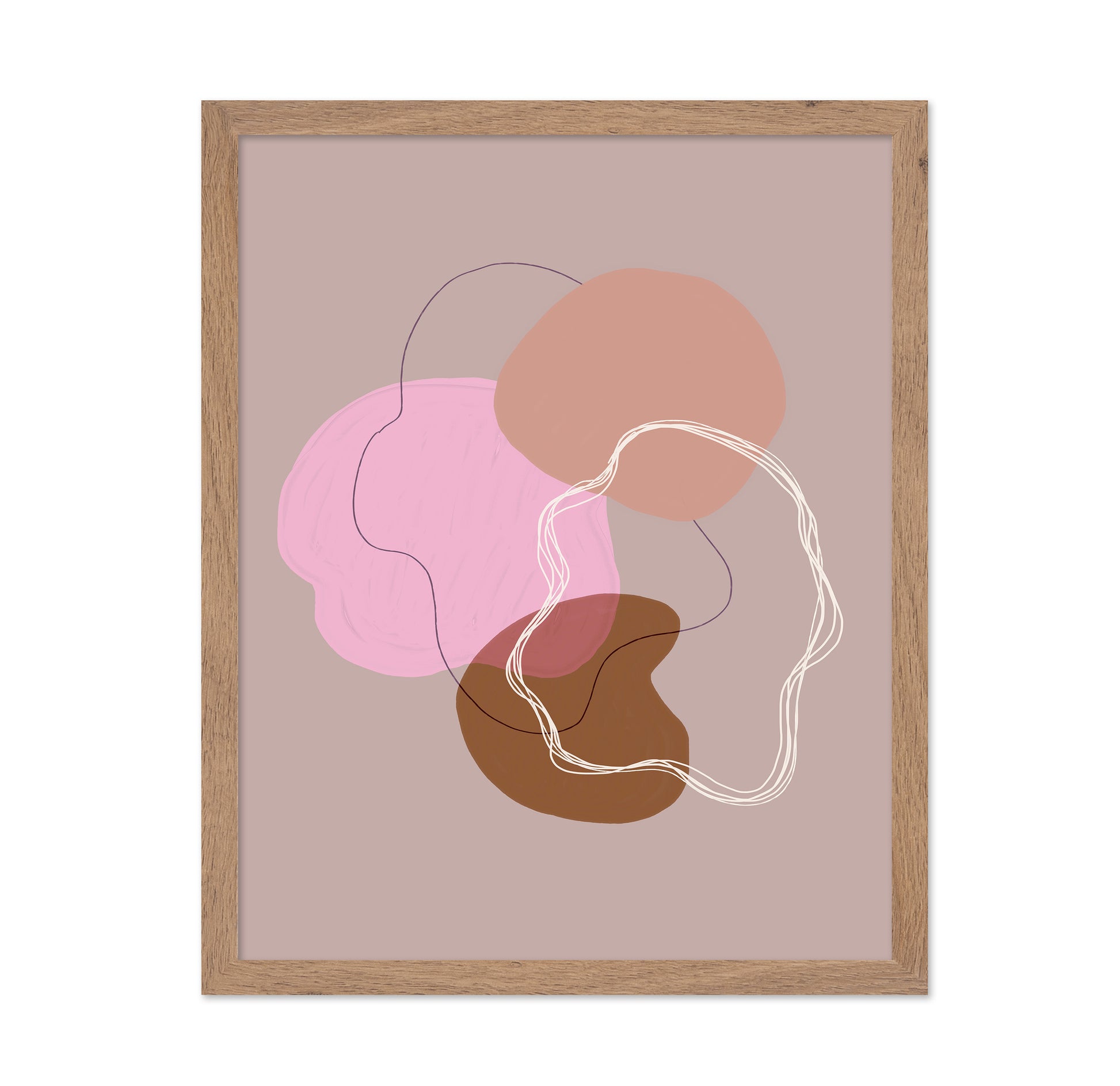 Blush Organic Shapes