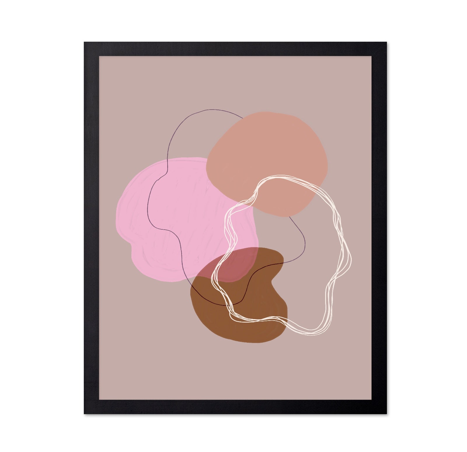 Blush Organic Shapes