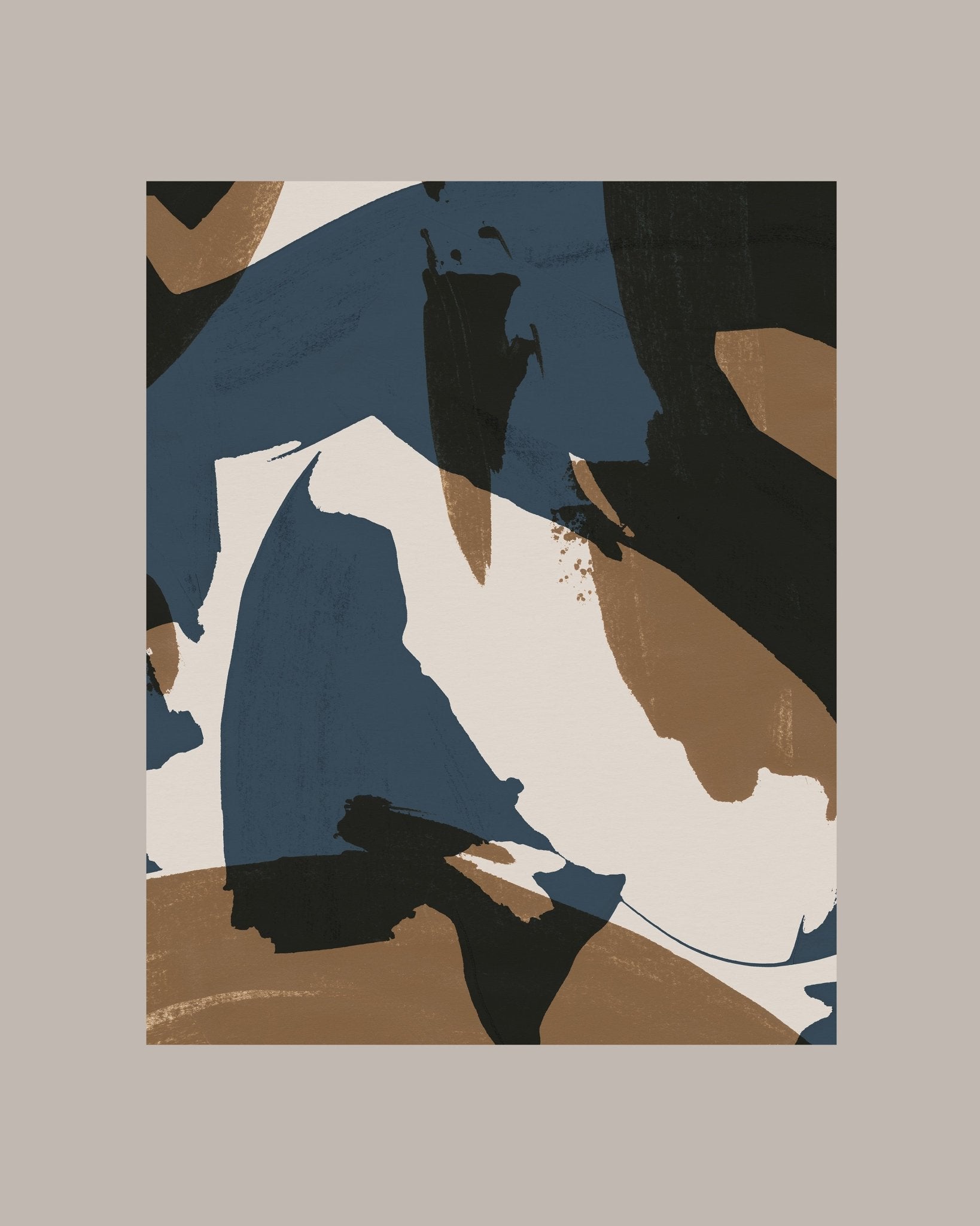 Neutral Abstract Composition
