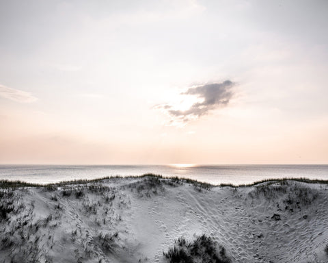 Serene Coastal Dunes Sunset