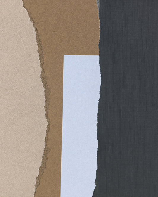 Neutral Torn Paper Layers No2