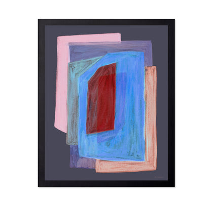 Chalk Layered Shapes