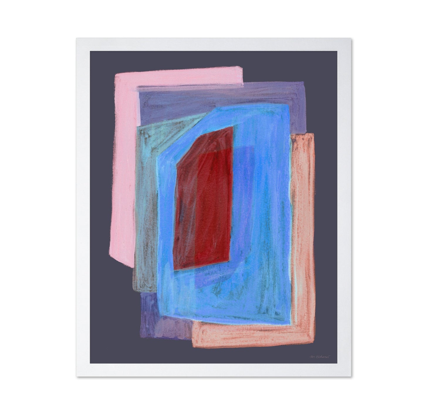 Chalk Layered Shapes