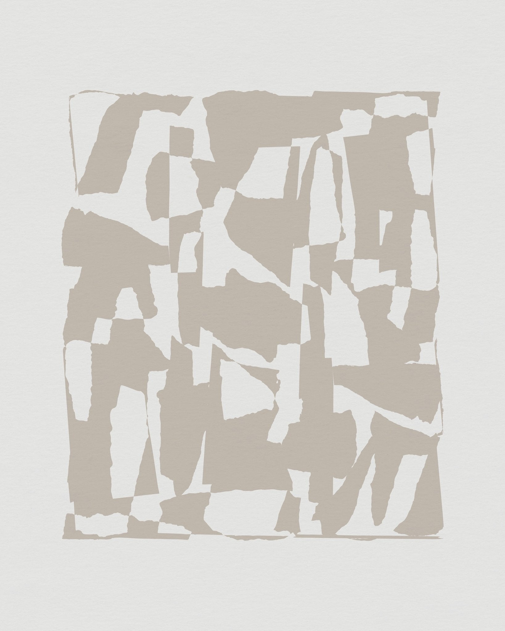 Neutral Paper Collage
