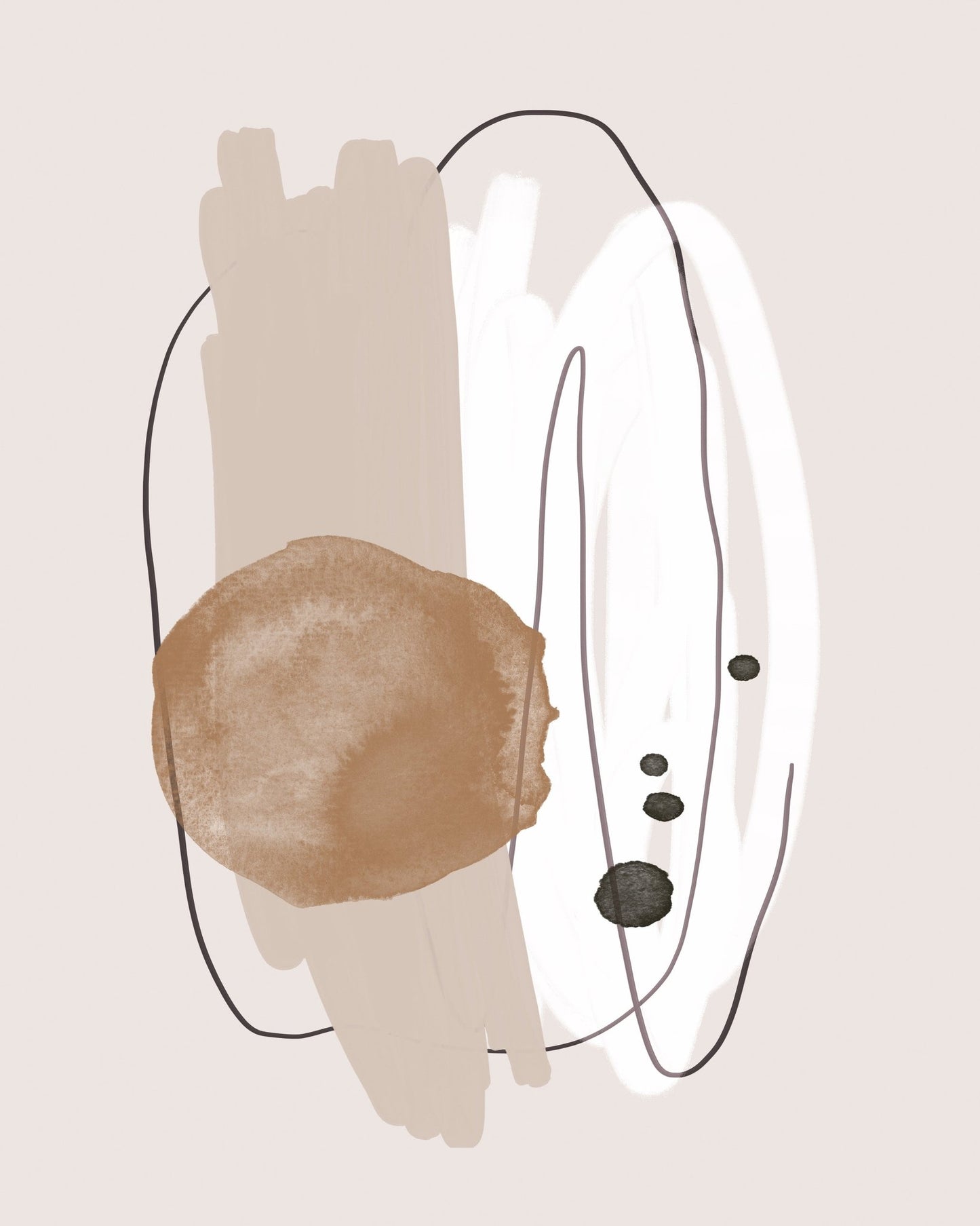 Neutral Line Abstract