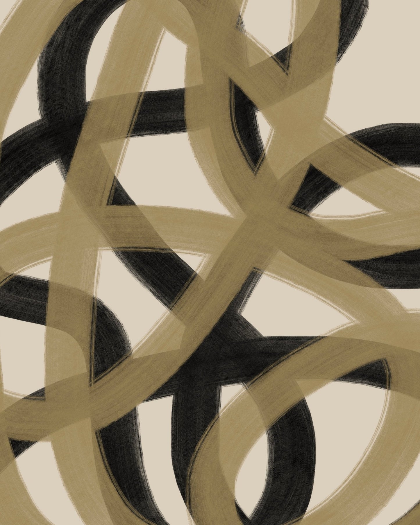 Interwoven Brush Lines
