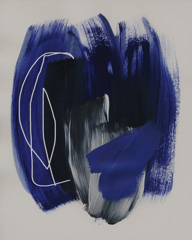 Blue Abstract Stroke