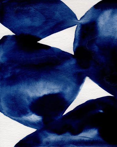 Indigo Organic Shapes