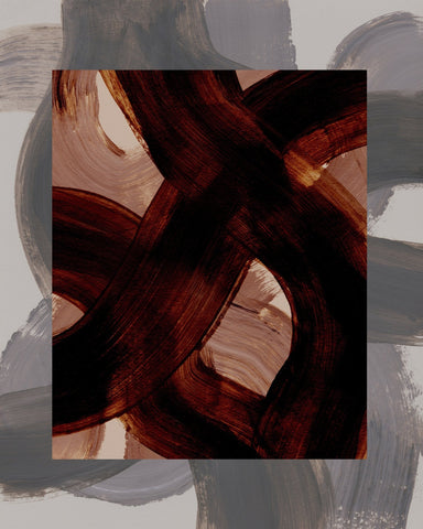 Earth Tone Abstract Strokes