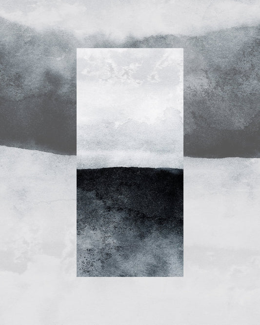 Monochrome Abstract Horizon