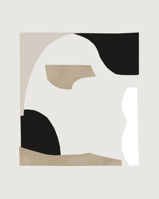 Neutral Abstract Shapes No2