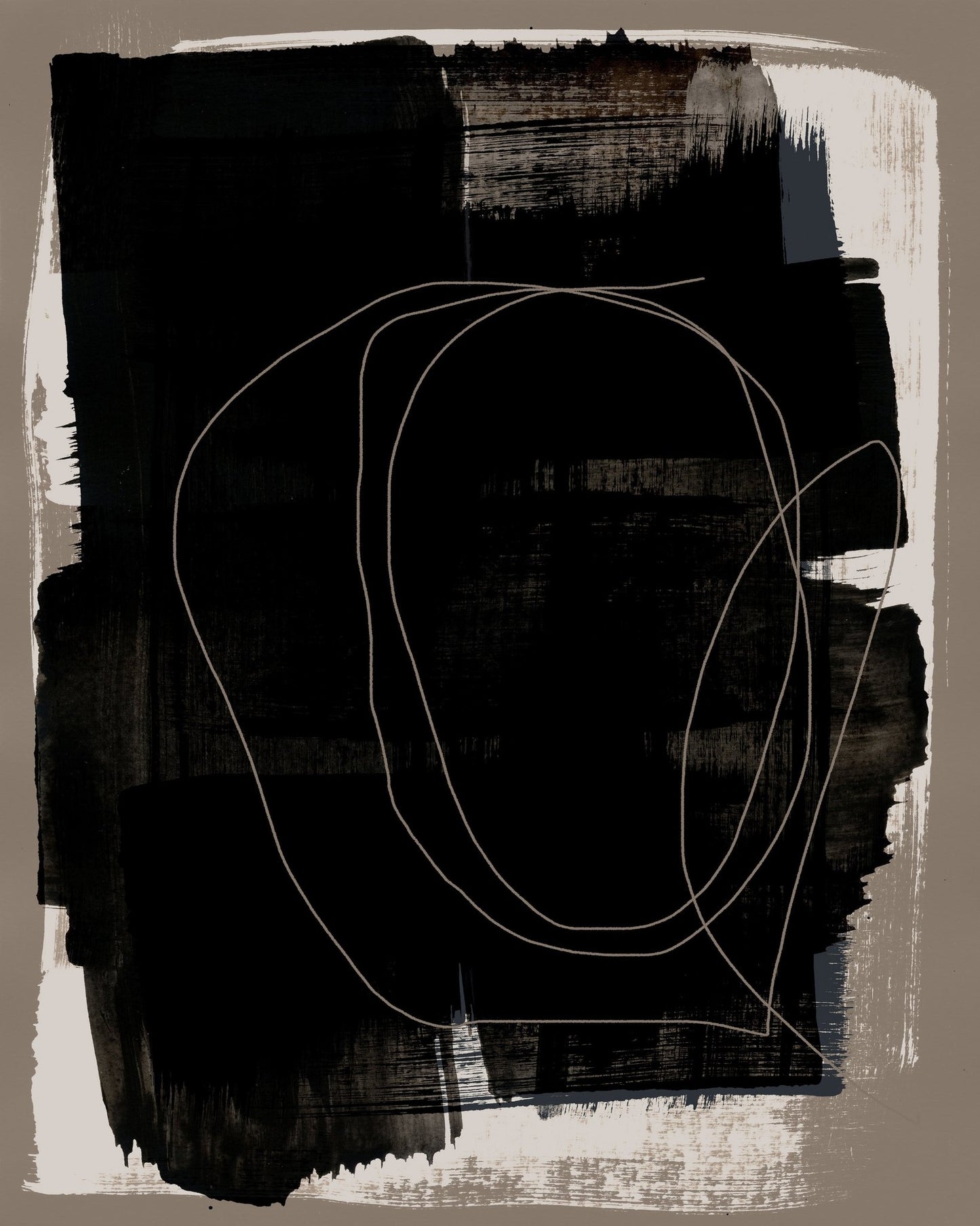 Dark Abstract Layers