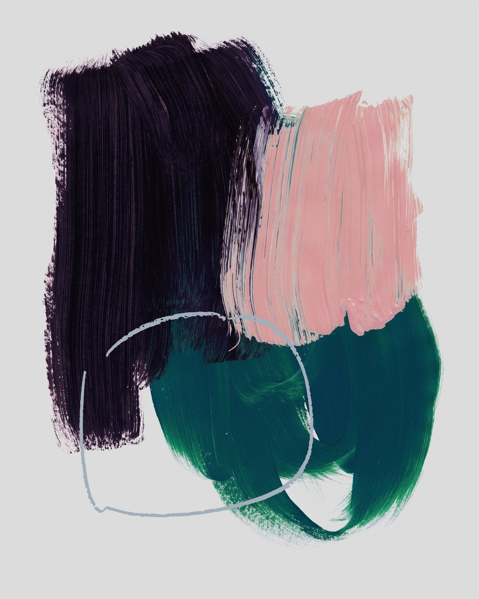 Blush & Emerald Brush