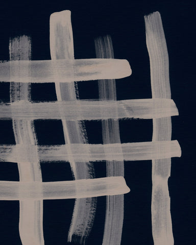 Navy Grid Lines