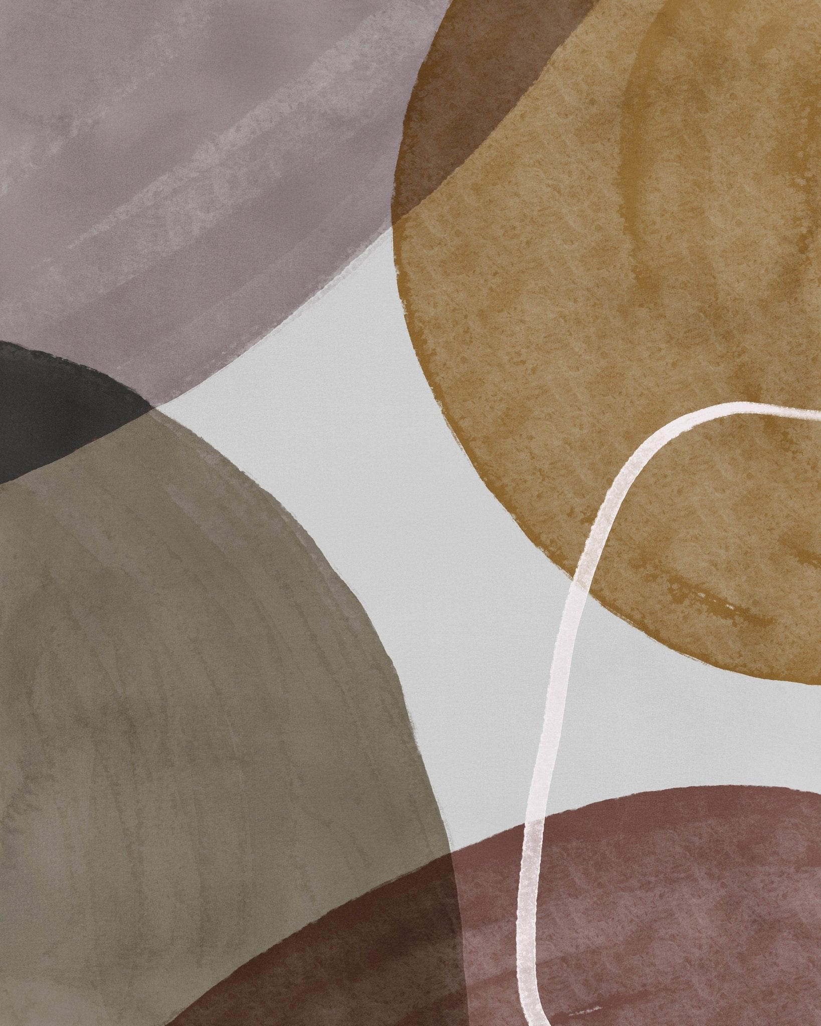 Earth Tone Shapes No2