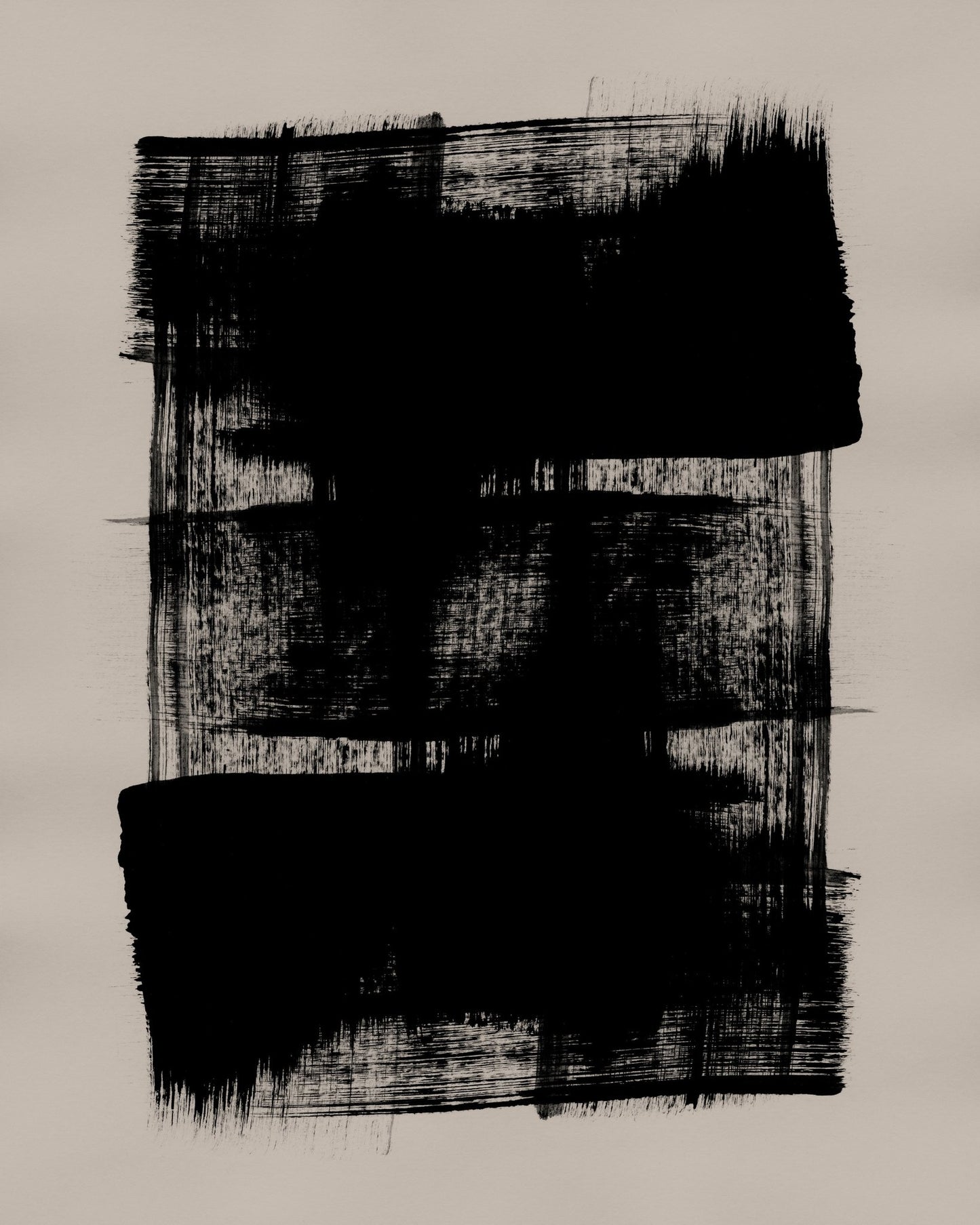 Bold Black Layers No1