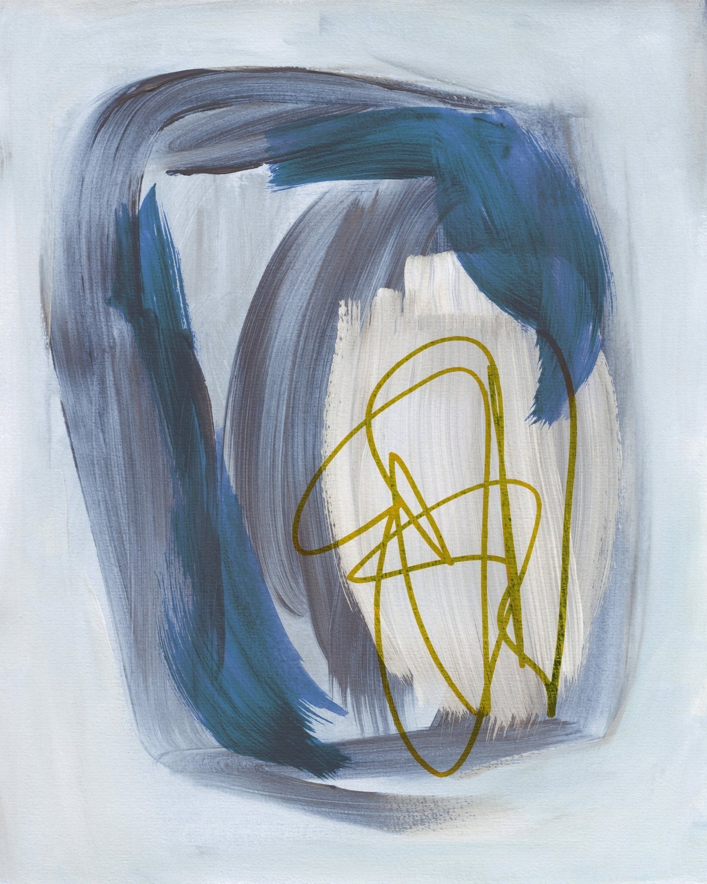 Blue Scribble Form