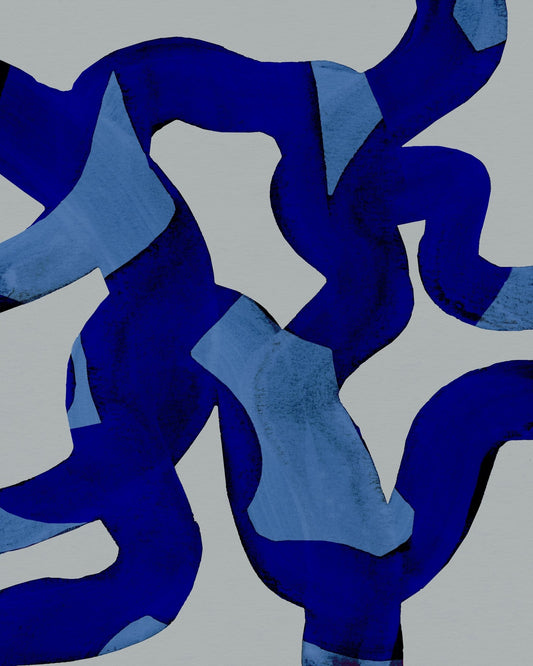 Blue Flow Shapes
