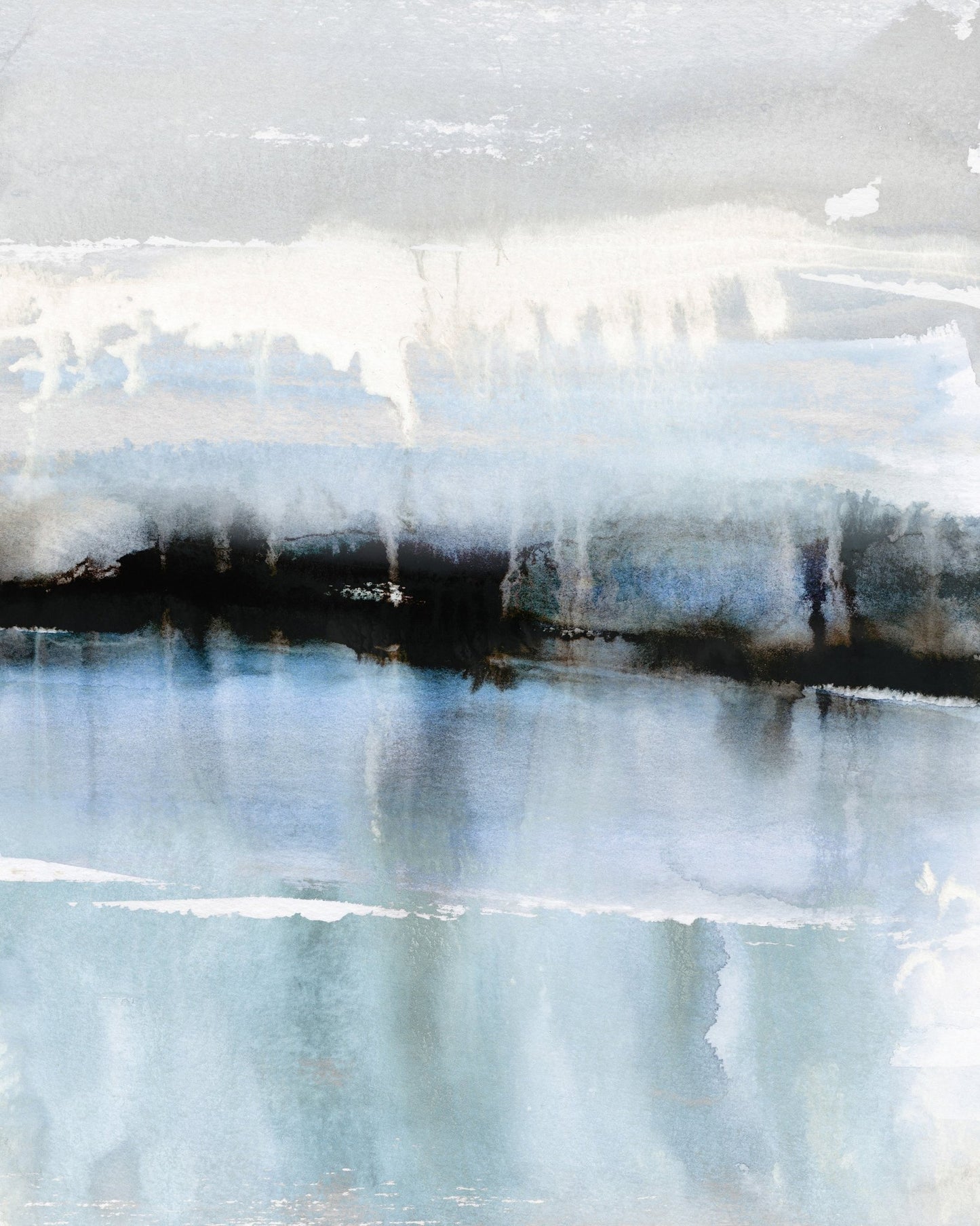 Misty Blue Landscape No1