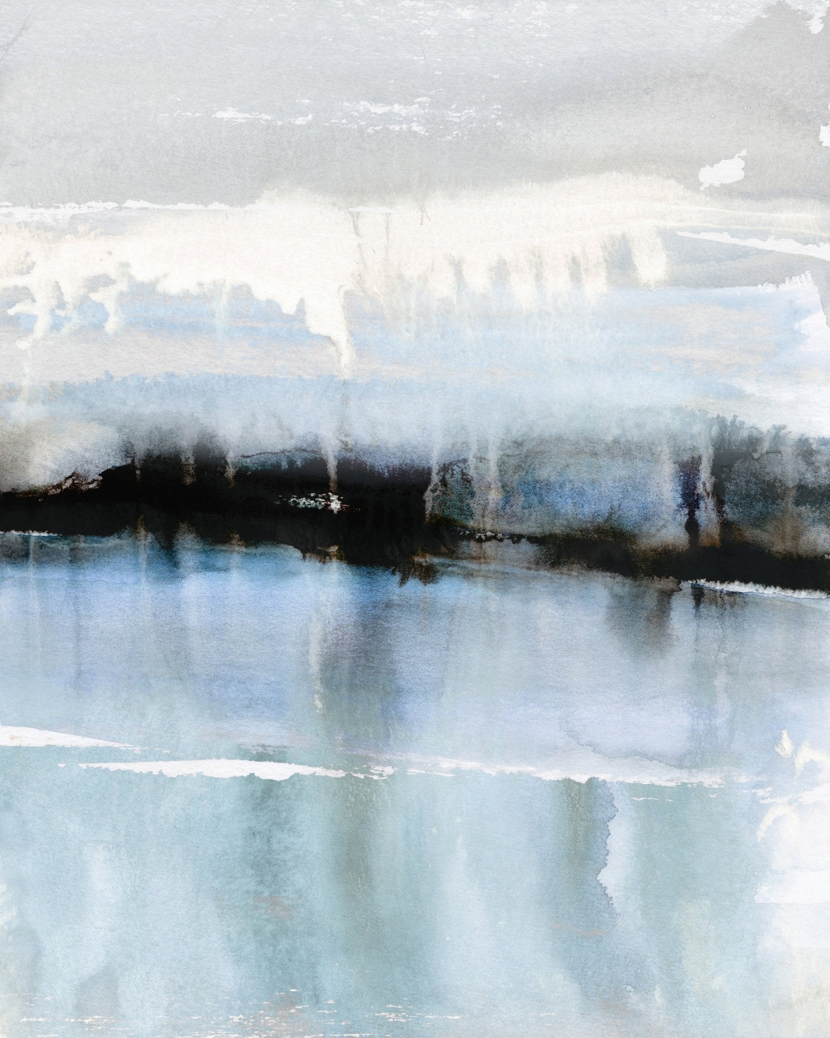 Misty Blue Landscape No1