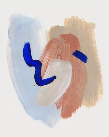 Blue Accent Strokes