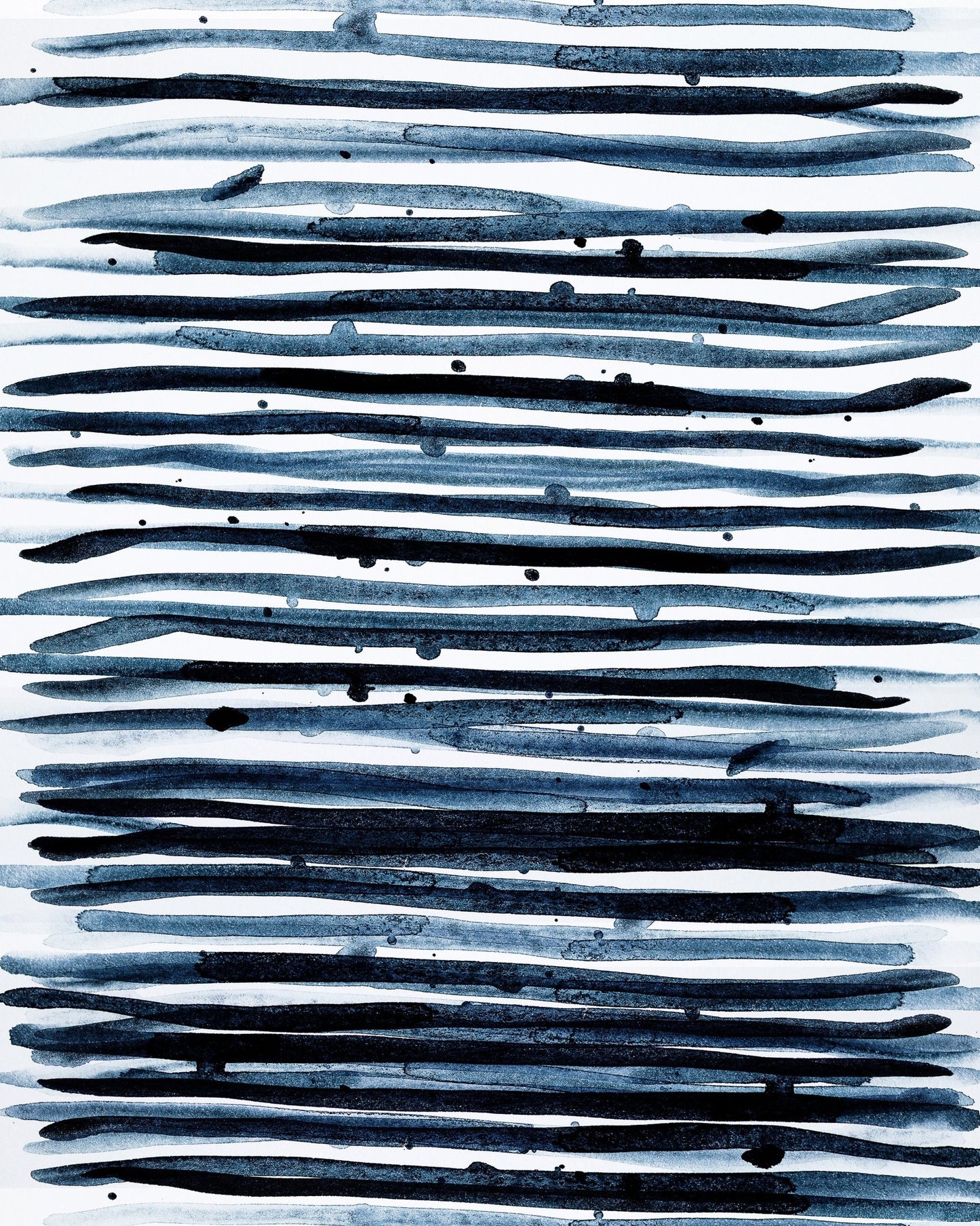 Blue Ink Stripe Lines