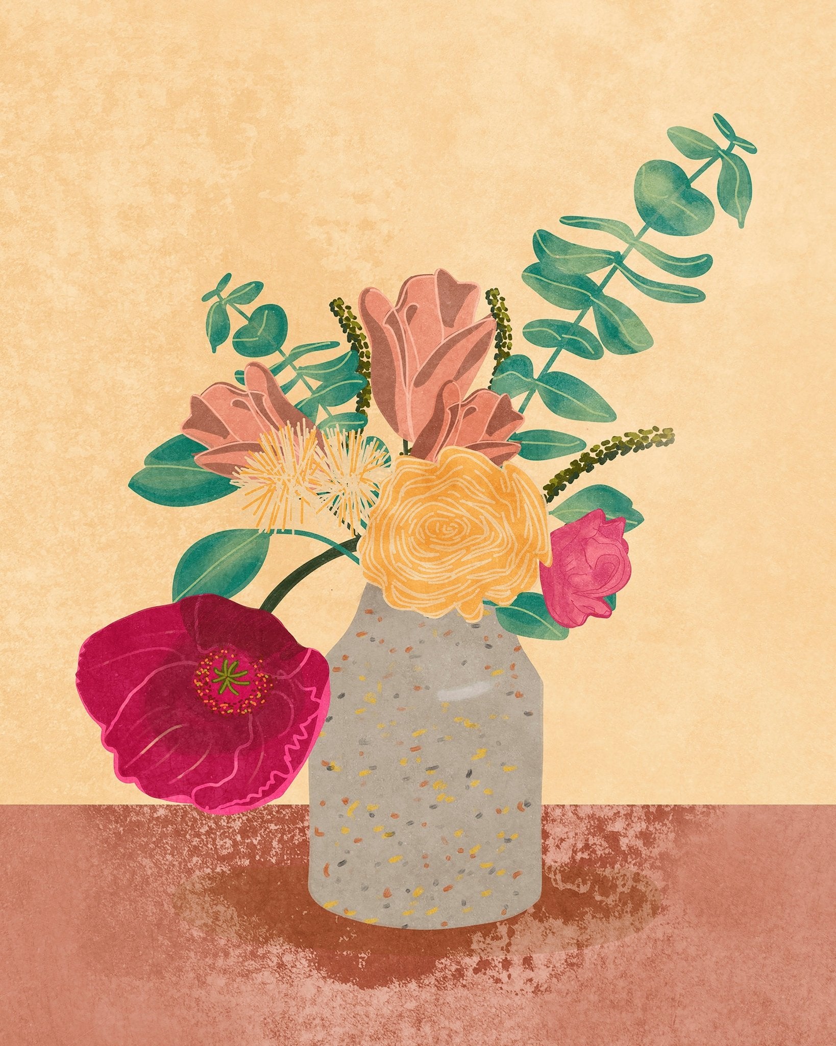 Soft Floral Arrangement