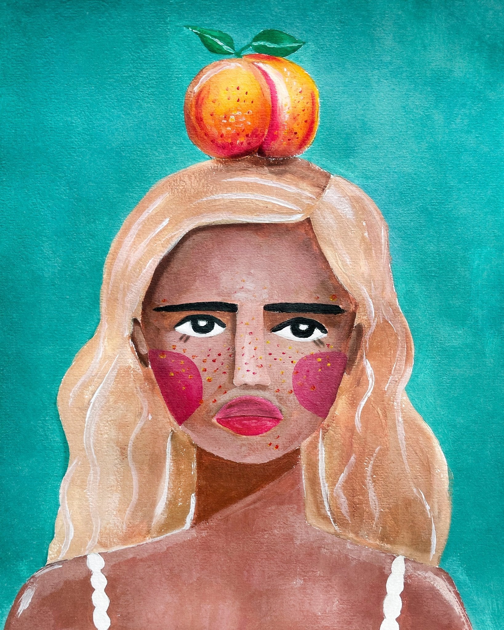 Peach Portrait