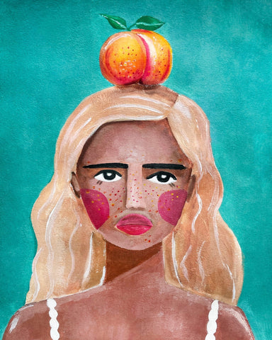 Peach Portrait