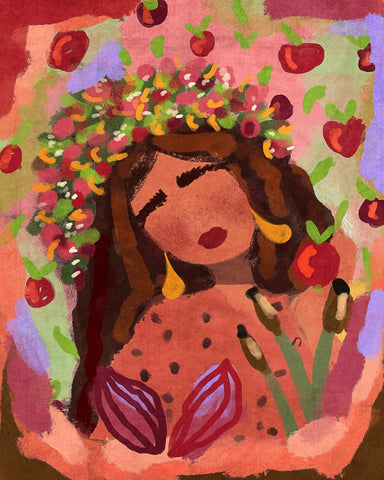 Woman with Apples