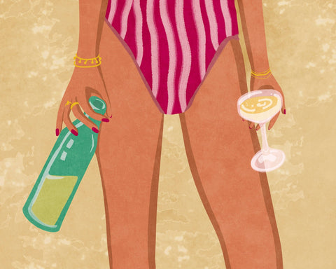 Girl With Wine