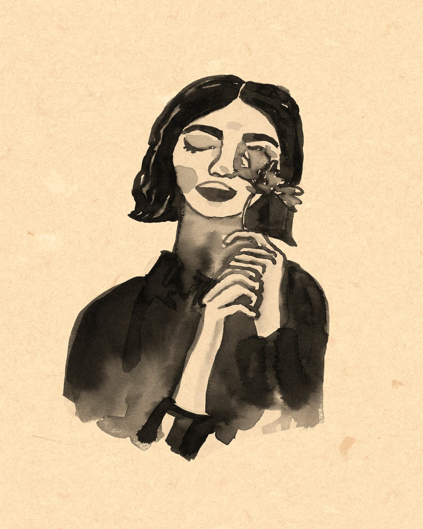 Woman With Flower No1