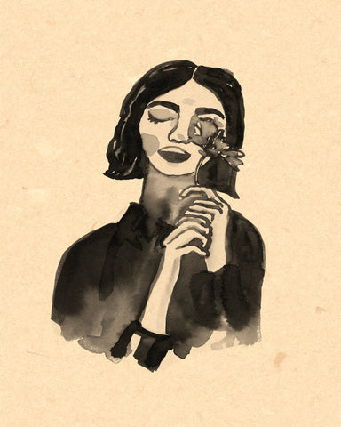 Woman With Flower No1