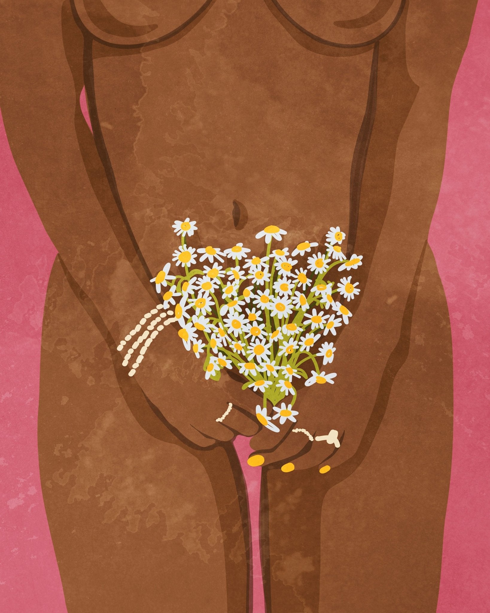 Floral Body Illustration