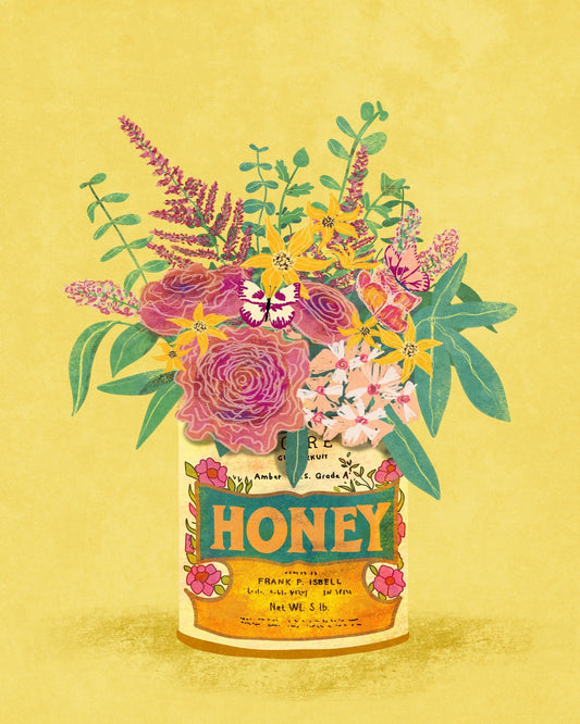 Vintage Honey Flowers