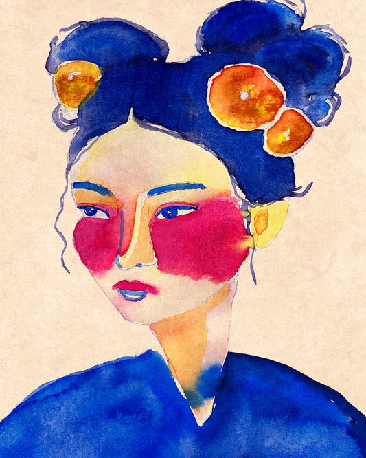 Colorful Portrait Woman