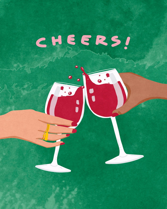 Cheers Wine Glass No1