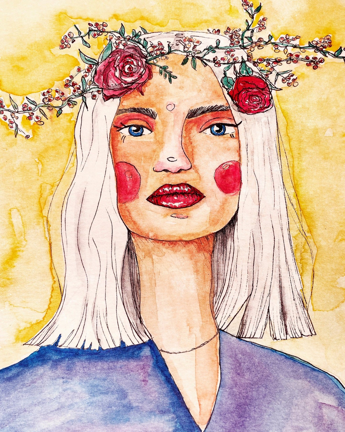 Floral Crown Portrait No1