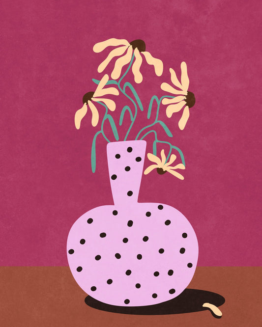 Polka Dot Vase