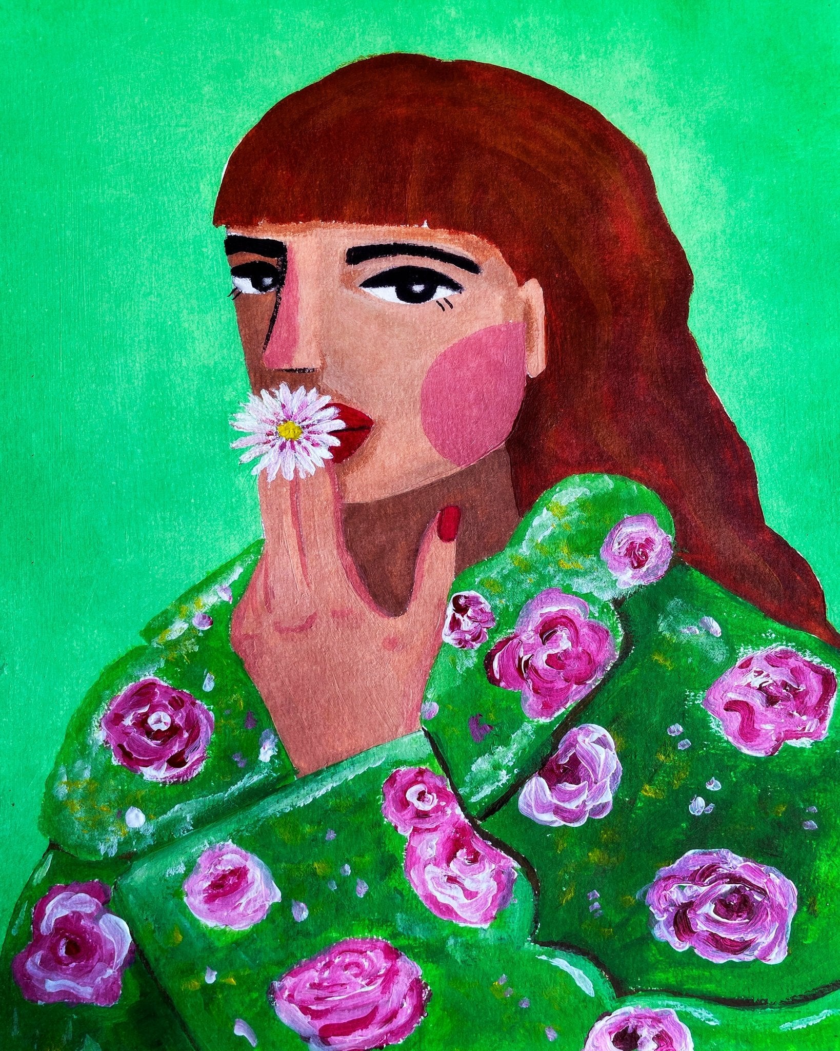 Woman With Flower No2