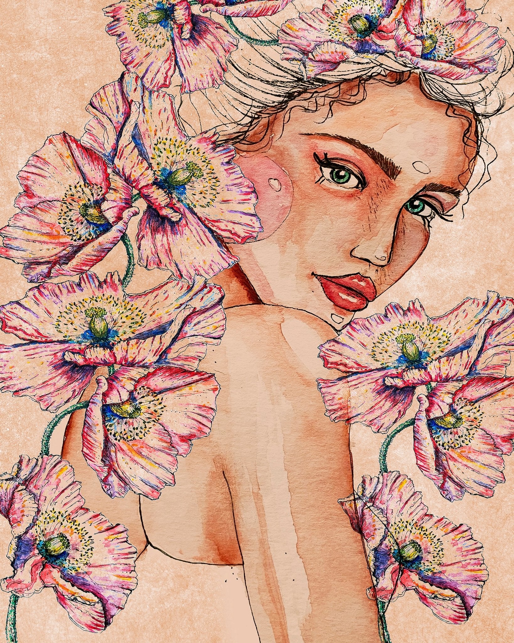 Poppy Portrait Woman