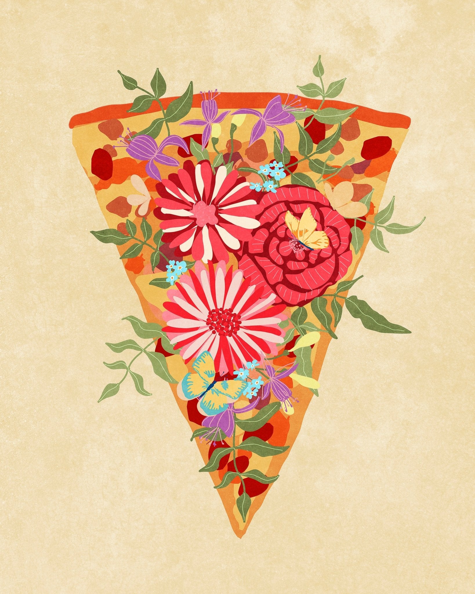 Floral Pizza
