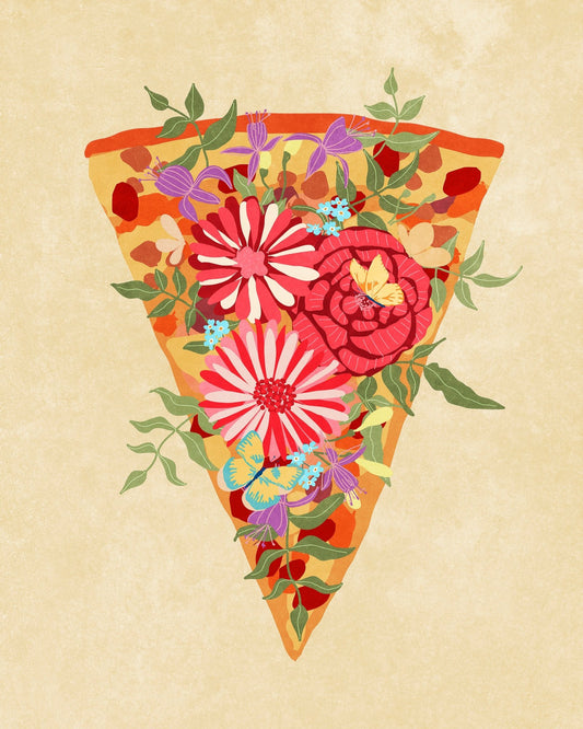 Floral Pizza