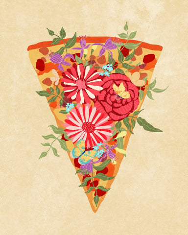 Floral Pizza