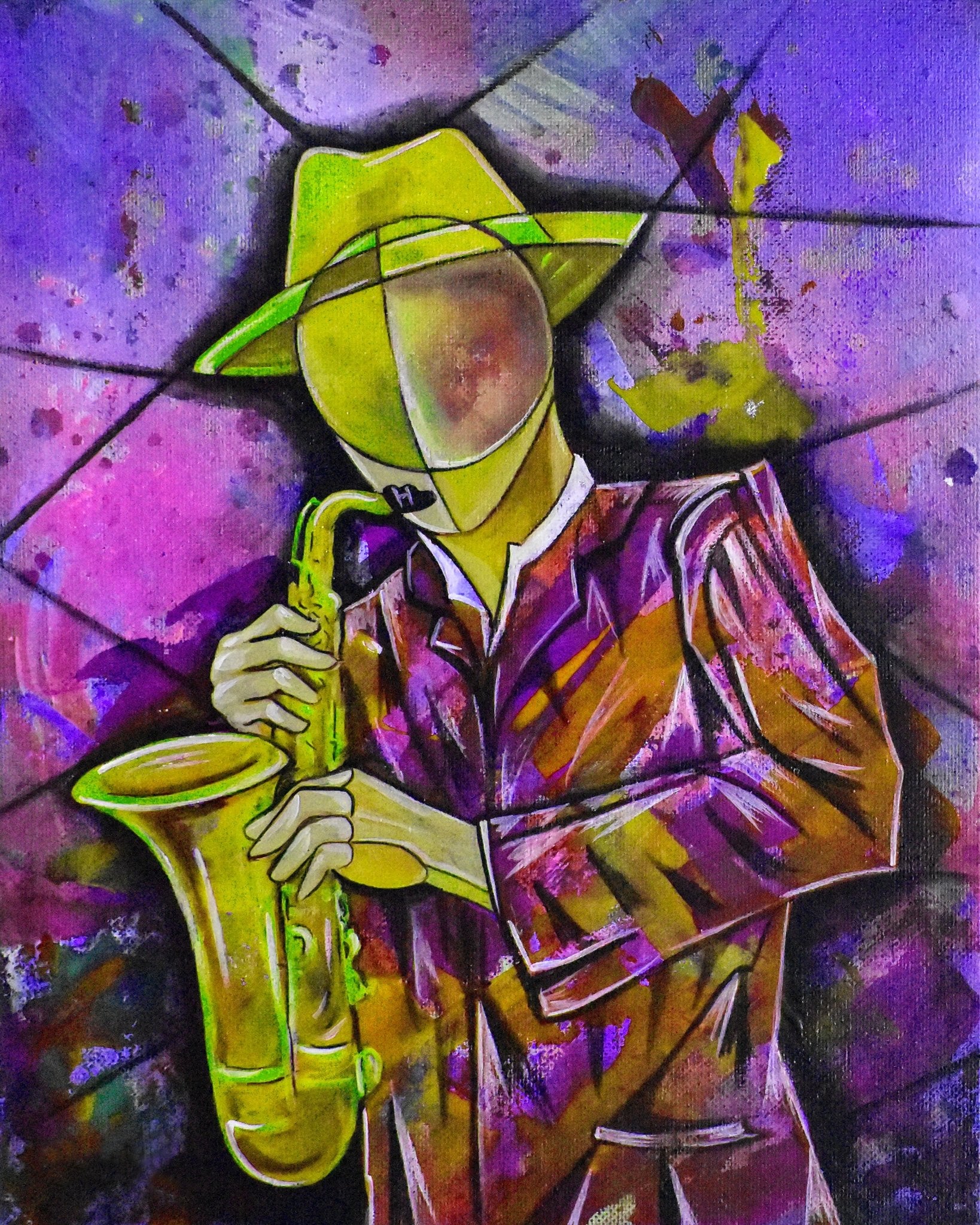 Neon Jazz Sax