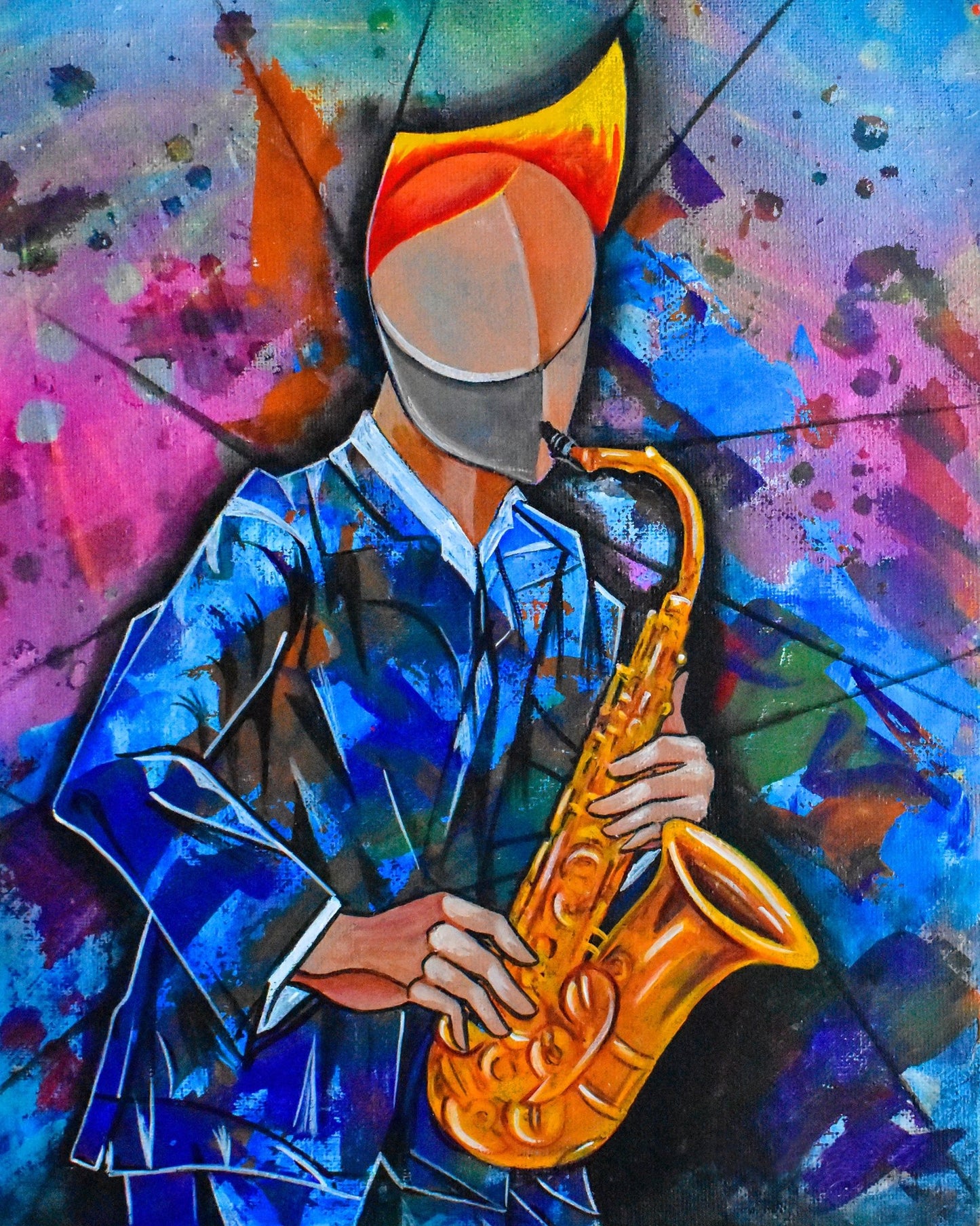 Saxophone Jazz Player