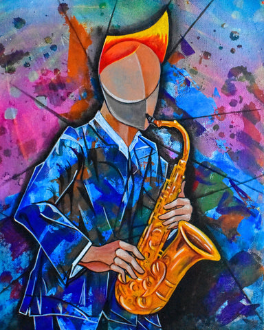Saxophone Jazz Player