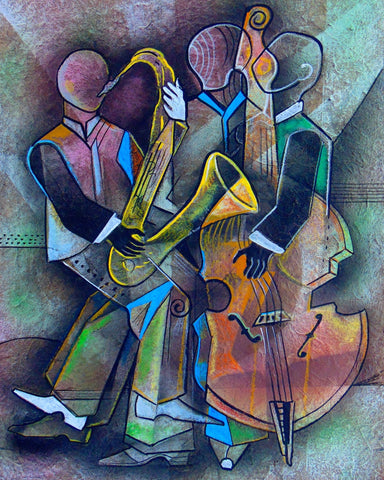 Jazz Bass and Sax