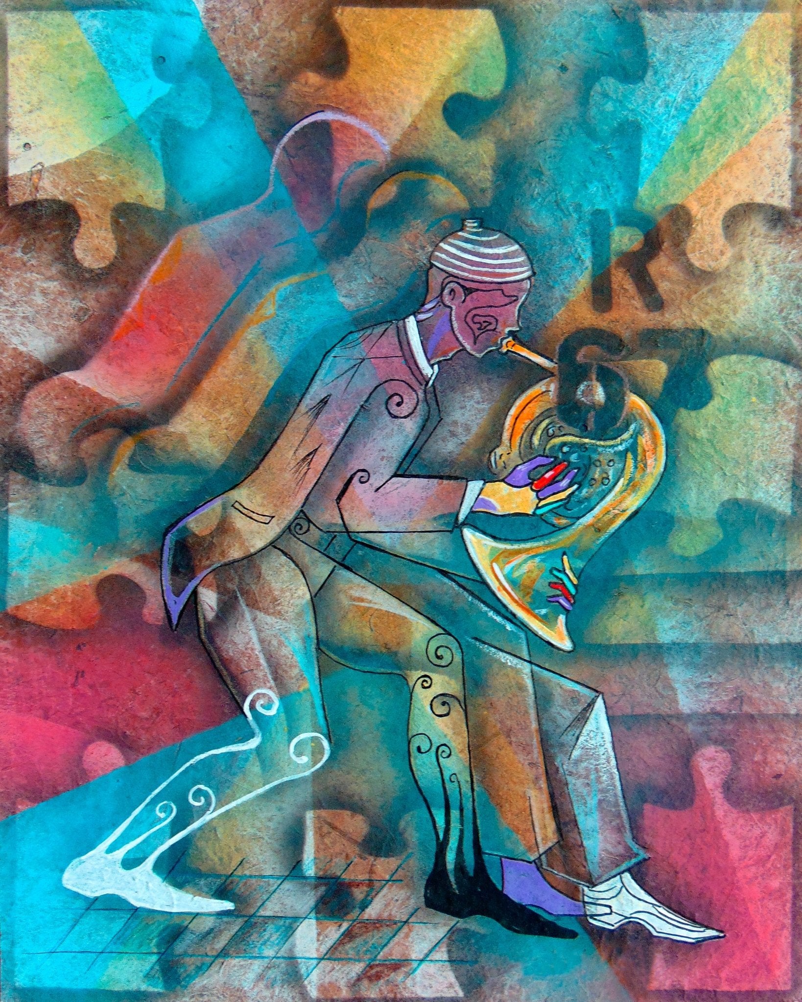 Tuba Jazz Player
